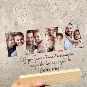 Cuadro vidrio Papá